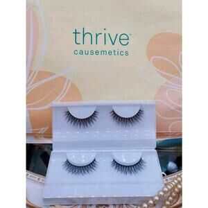 2x Thrive Causmetics Vegan Silk Faux Lashes - Jackie SOLD OUT RARE - NEW UNBOXED